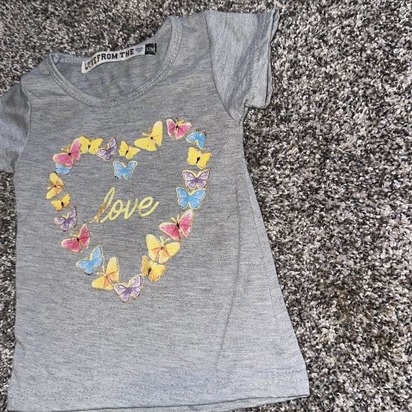 Love From the Heart Brand Great T Shirt Size 12 Months Good Condition - Picture 2 of 5